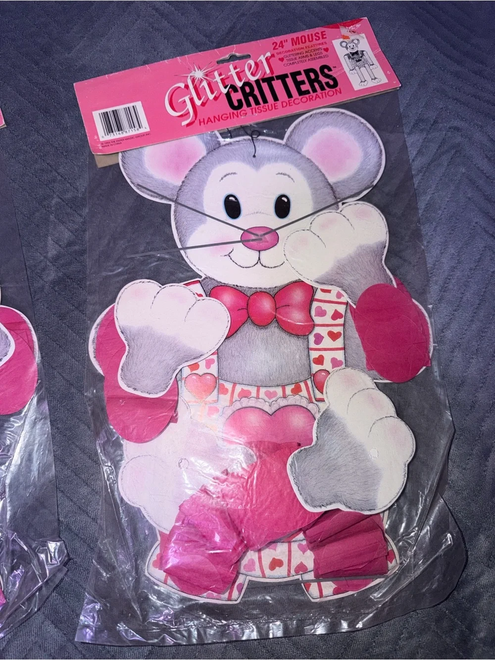 Vintage Eureka Valentine Glitter Critters 24